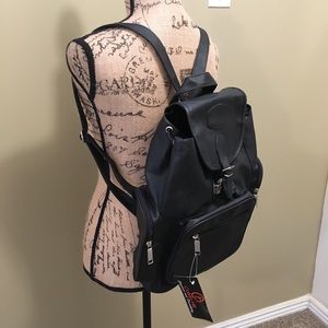 NWT Black Backpack Purse